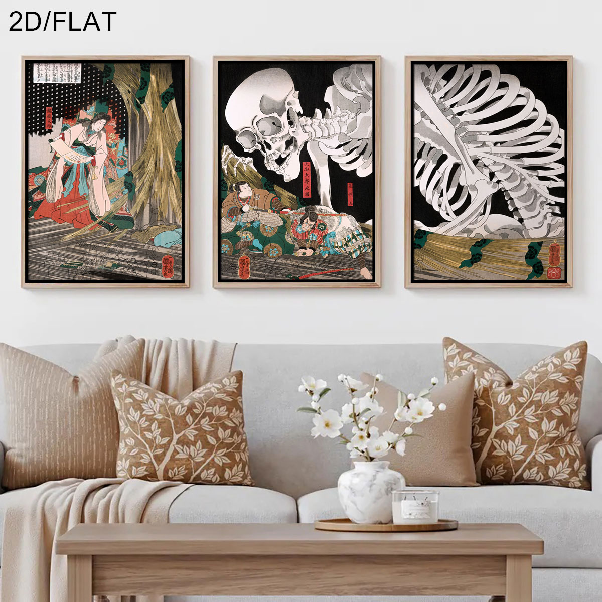 Art Craft House - 3 قطع من لوحات قماشية فنية