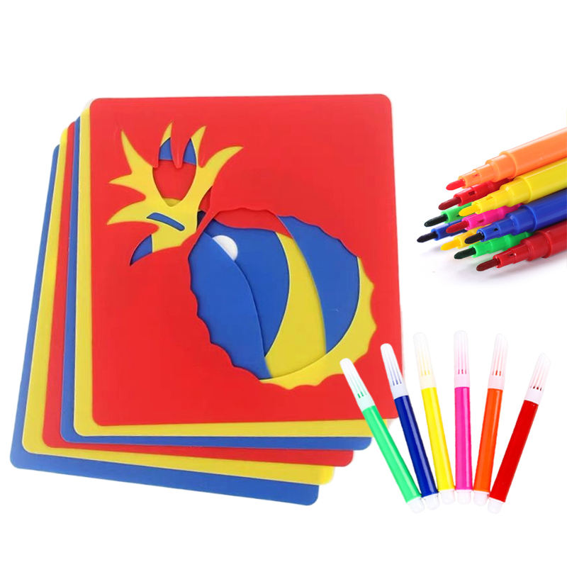 Art Craft Materials - 10/20 قطعة من قوالب الرسم والرسم