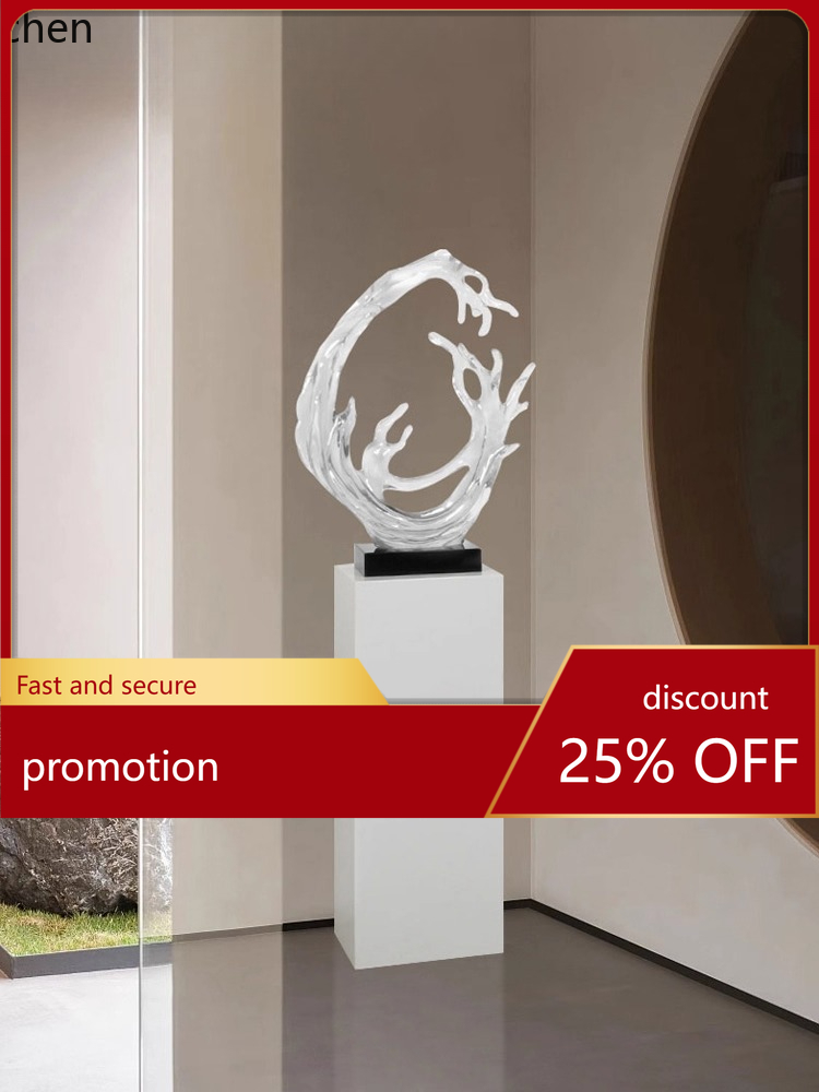 Art Craft Hotel - تمثال زهور مائي شفاف من ZML،