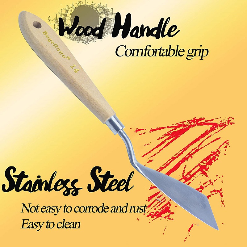 Painting Knife Palette - 1-5 قطعة سكاكين لوحة كبيرة للزيت