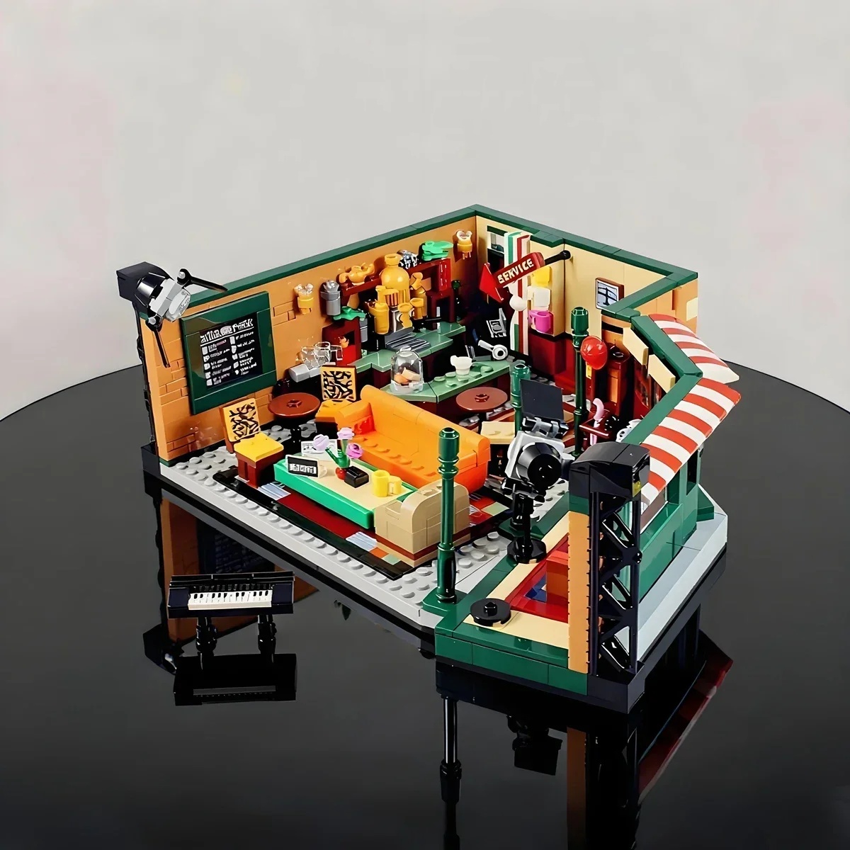 Art Craft House - مجموعة مكعبات بناء نموذج شارع فيونت