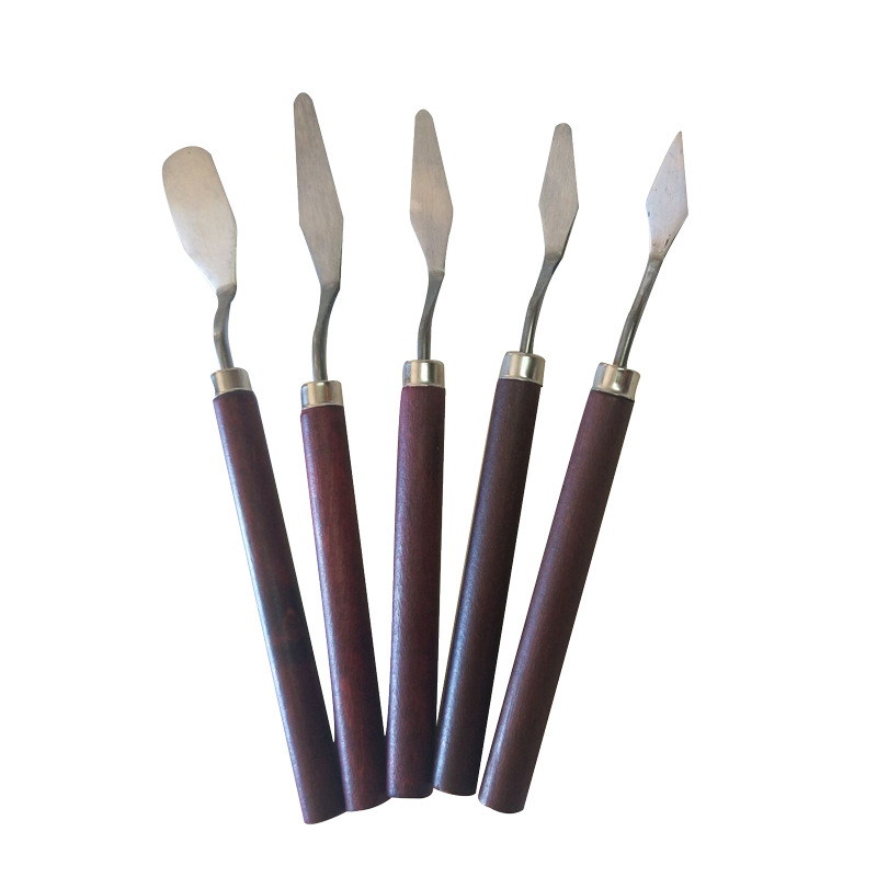 Painting Knife Palette - 5 قطعة لوحة سكين اللوحة المقاوم