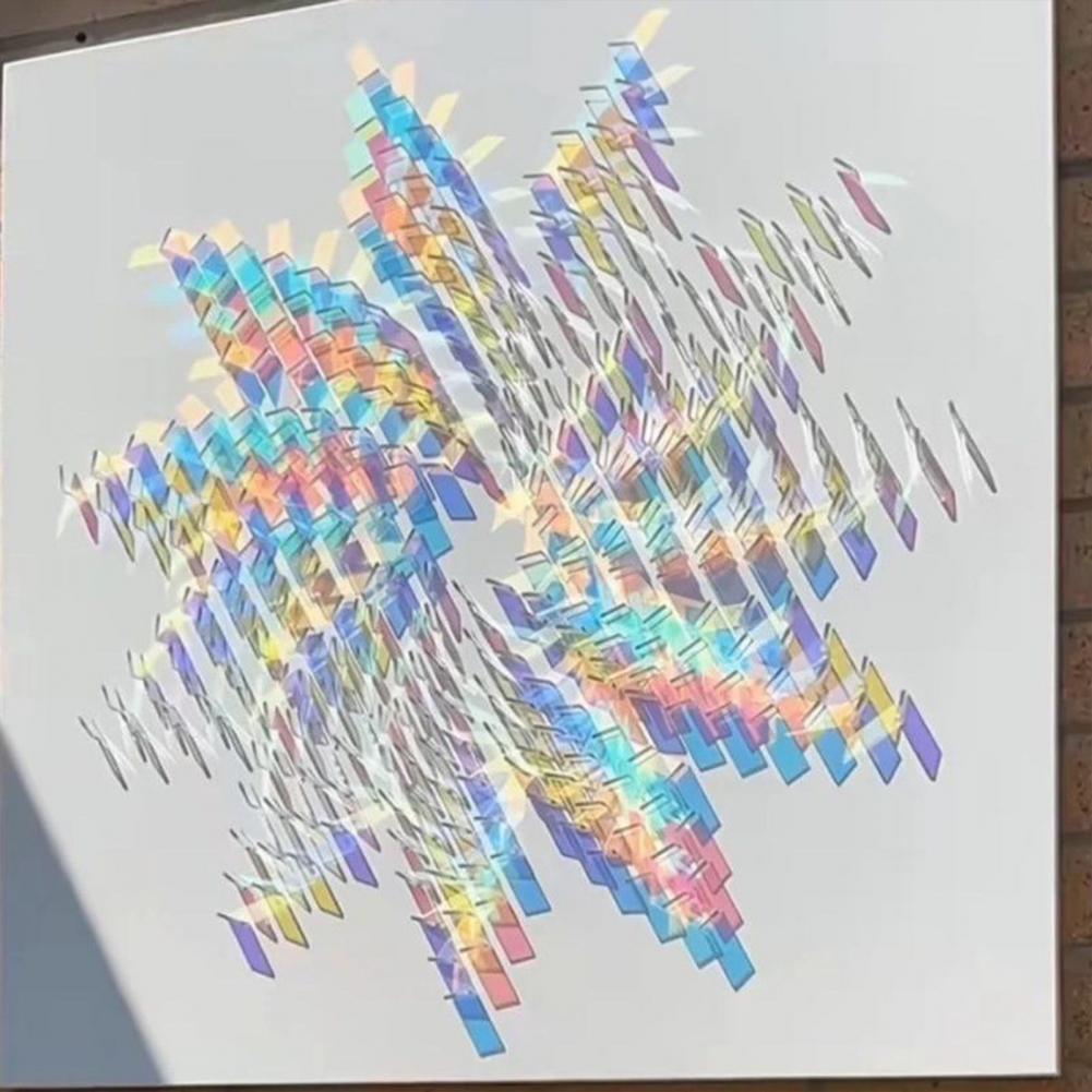 مجموعة مربعات أكريليك متعددة ا - مراجعة Art Craft Rainbow وسعره