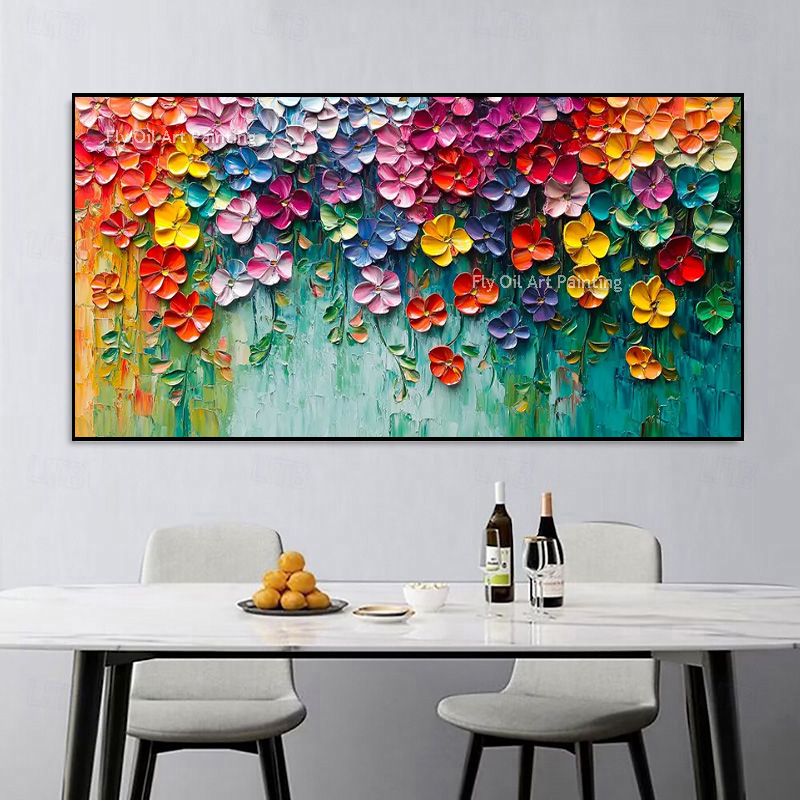 لوحة زيتية نابضة بالحياة بزهور - مراجعة Painting Knife Palette وسعره