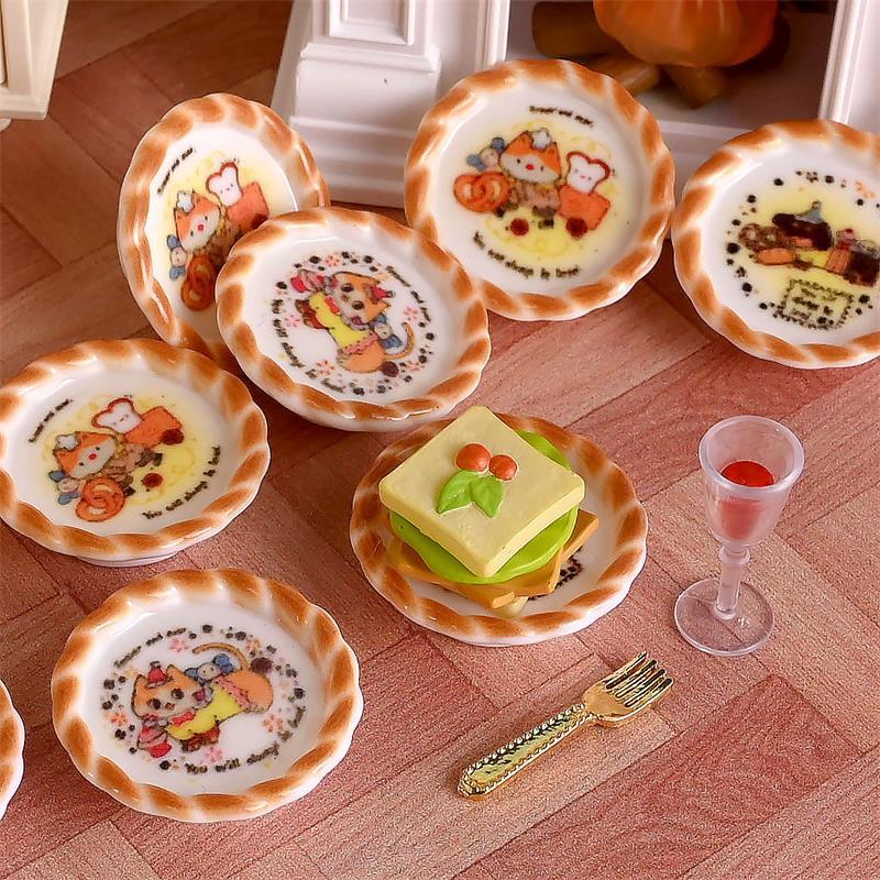 10 قطعة/المجموعة دمية مصغرة جر - مراجعة Art Craft House وسعره