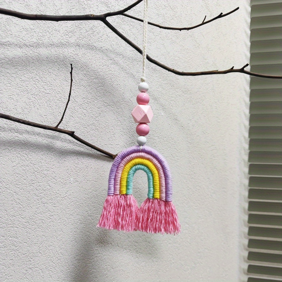 أجراس الرياح الملونة المنسوجة، - مراجعة Art Craft Rainbow وسعره