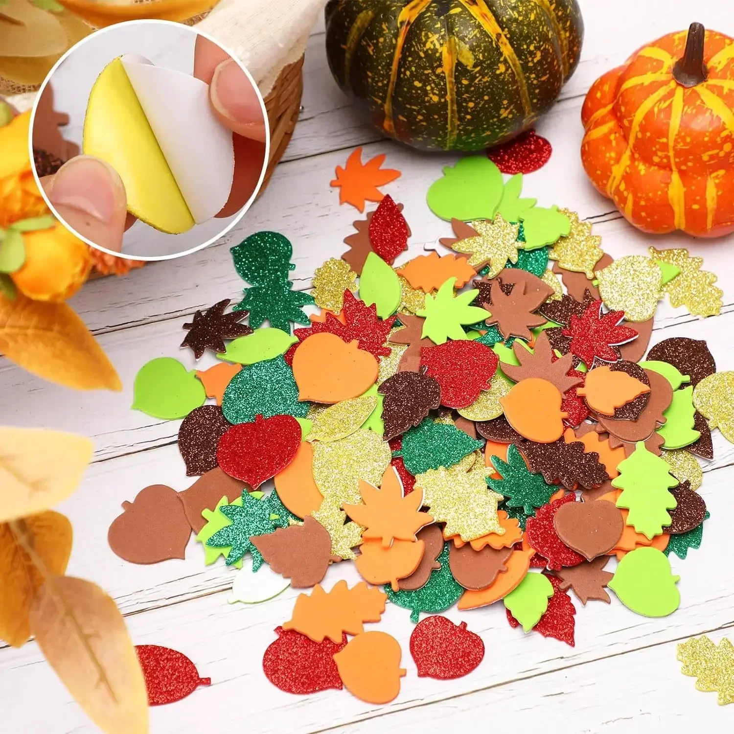 حرف ورقة الخريف لحرف الأطفال ، - مراجعة Art Craft With Leaves وسعره