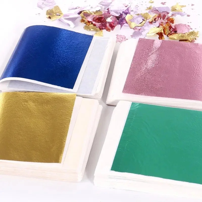 100-300 قطعة من ورق التذهيب ال - مراجعة Art Craft With Leaves وسعره