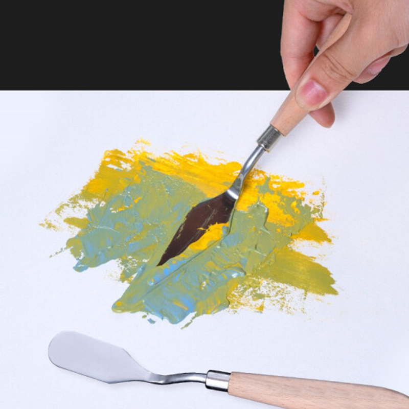 1-5 قطعة سكاكين لوحة كبيرة للز - مراجعة Painting Knife Palette وسعره