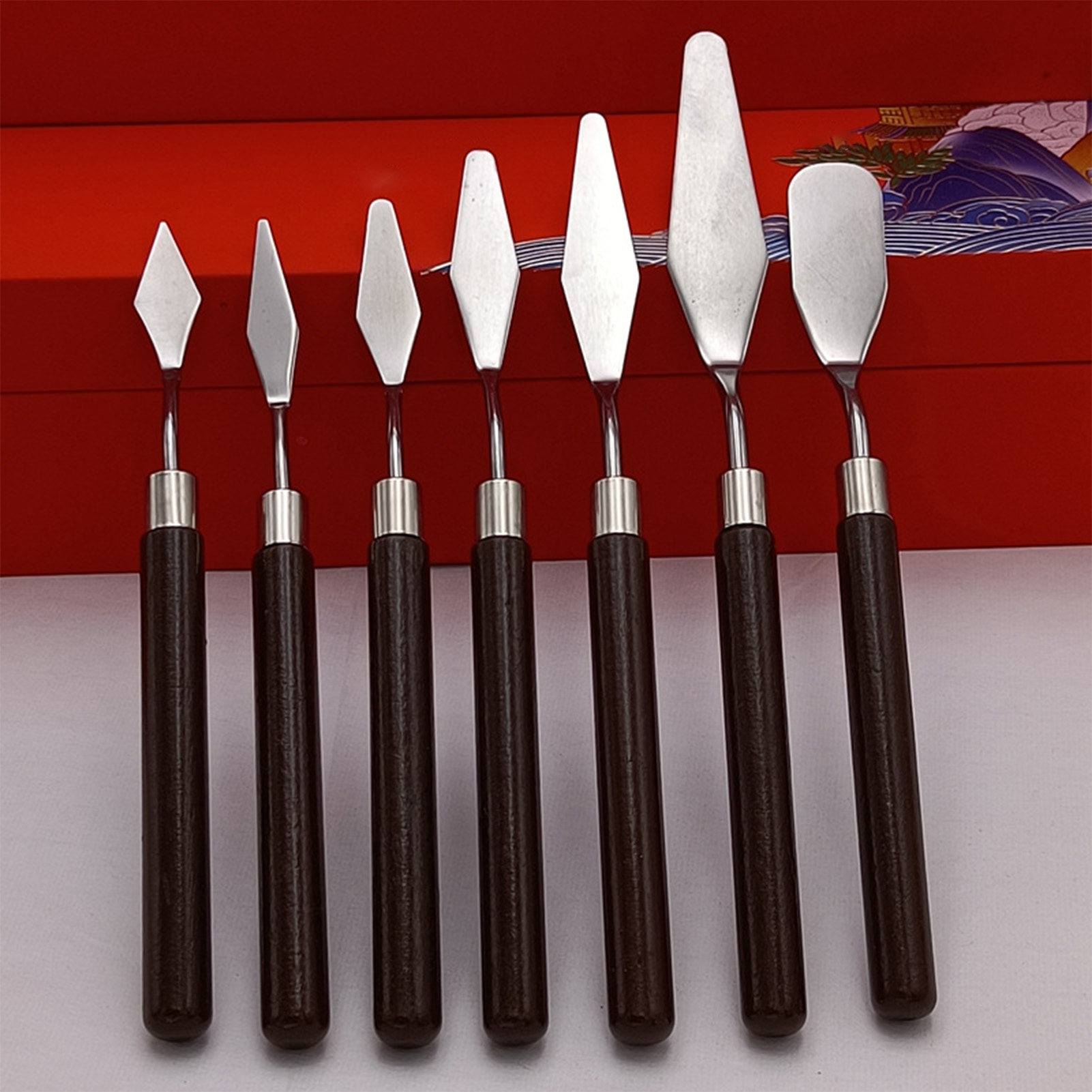 5 قطعة مكشطة طلاء زيتي فنية مك - مراجعة Painting Knife Palette وسعره
