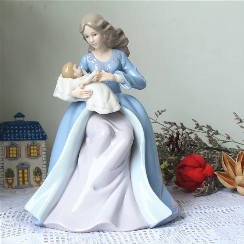 تماثيل سيراميك للأم والطفل من  - مراجعة Art Craft Mother'S Day وسعره