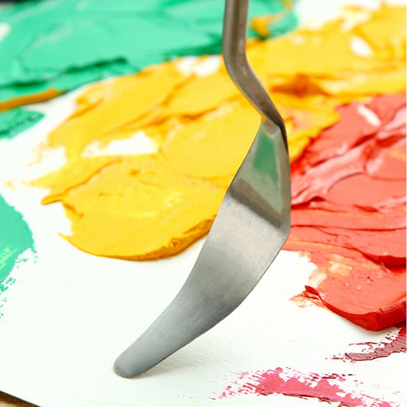 5 قطعة لوحة سكين اللوحة المقاو - مراجعة Painting Knife Palette وسعره