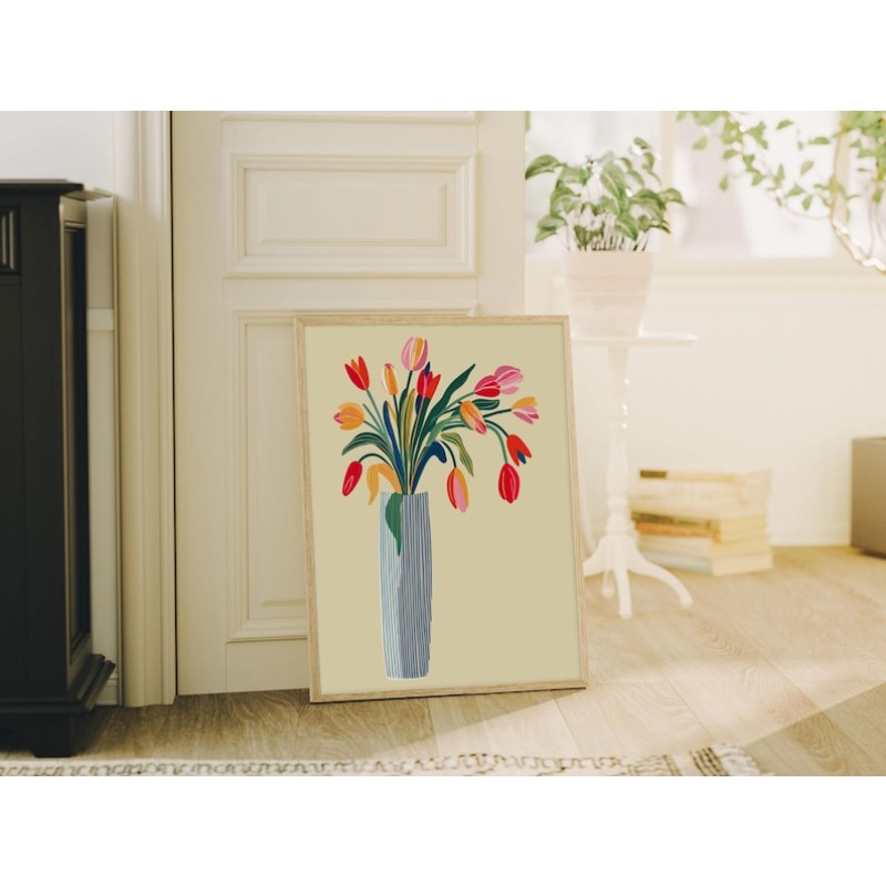 قطعتان من لوحات جدارية قماشية  - مراجعة Art Craft House وسعره