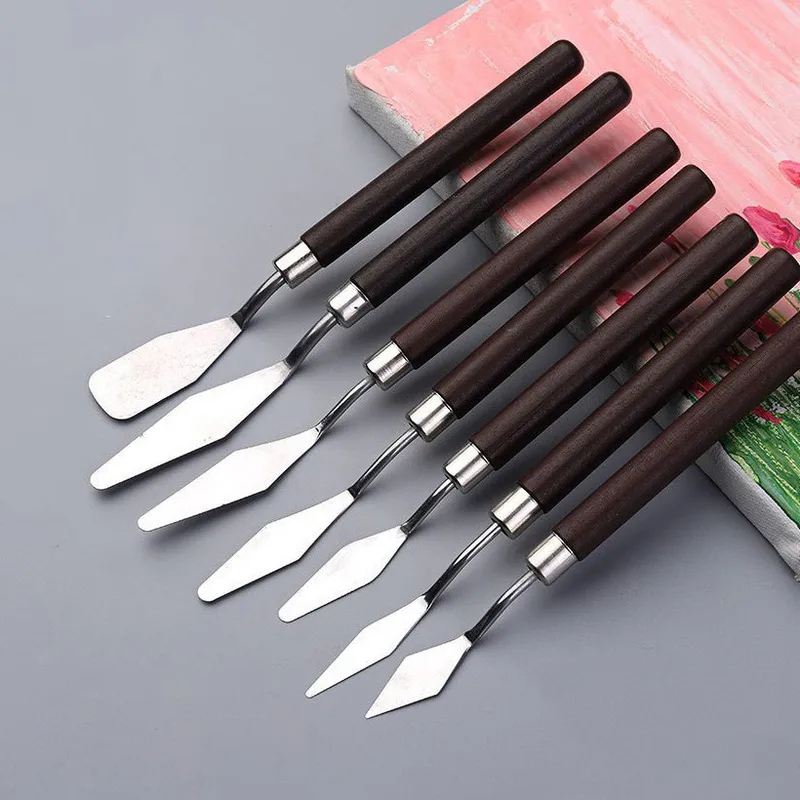 مجموعة أدوات فنية للرسم: مكشطة - مراجعة Painting Knife Palette وسعره