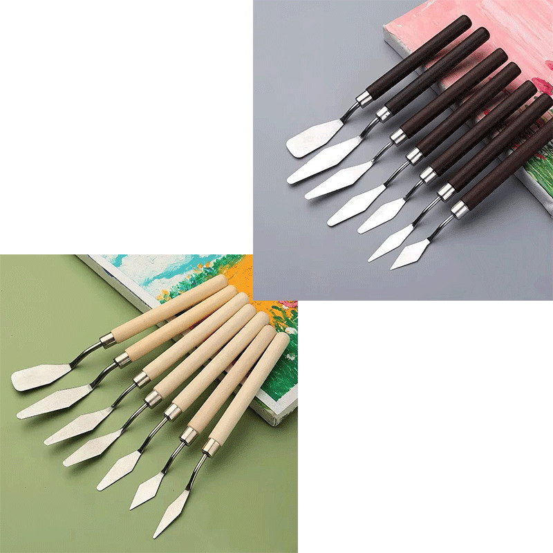 مجموعة أدوات فنية للرسم: مكشطة - مراجعة Painting Knife Palette وسعره