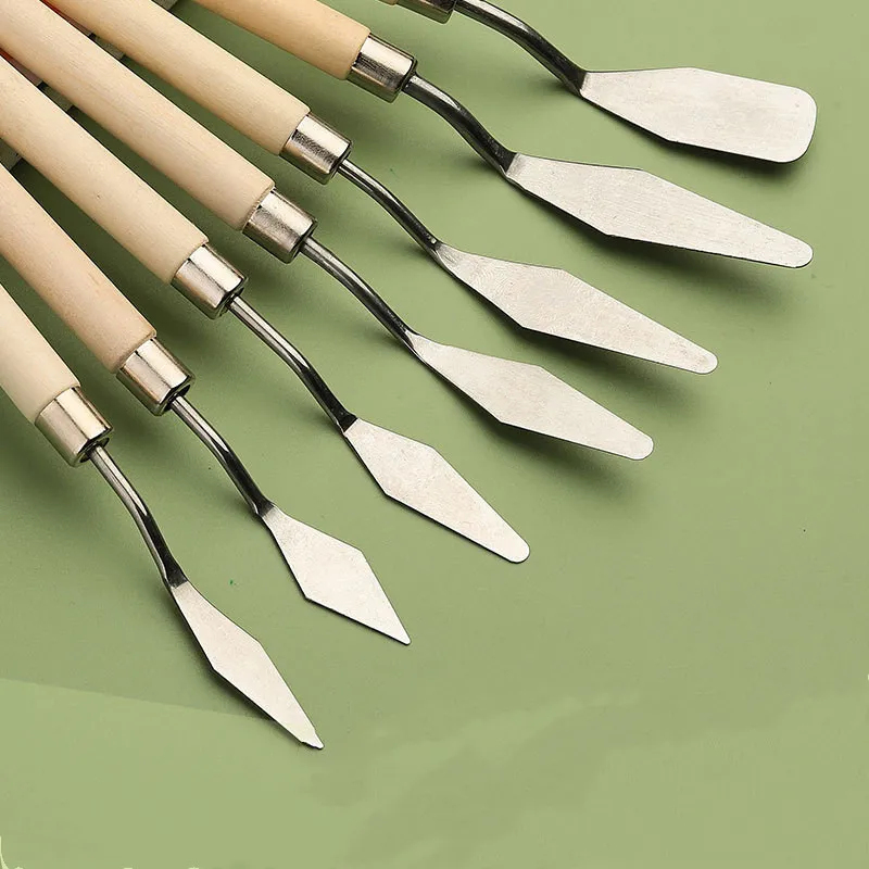مجموعة أدوات فنية للرسم: مكشطة - مراجعة Painting Knife Palette وسعره