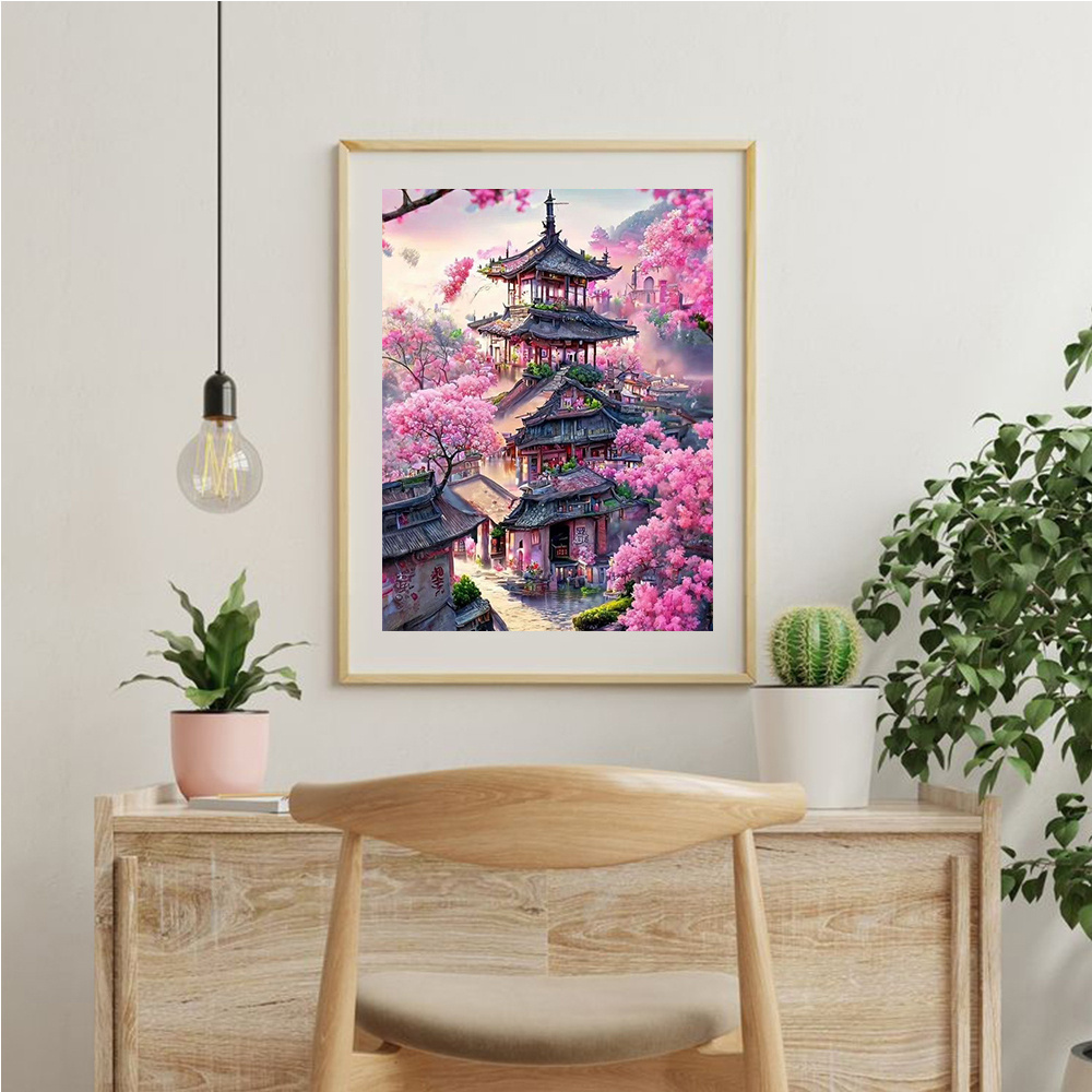 لوحة مناظر طبيعية للمنزل بتطري - مراجعة Art Craft House وسعره