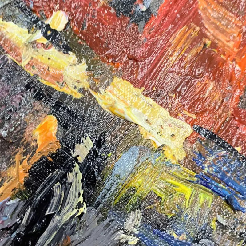لوحة زيتية مرسومة يدويًا بتقني - مراجعة Painting Knife Palette وسعره