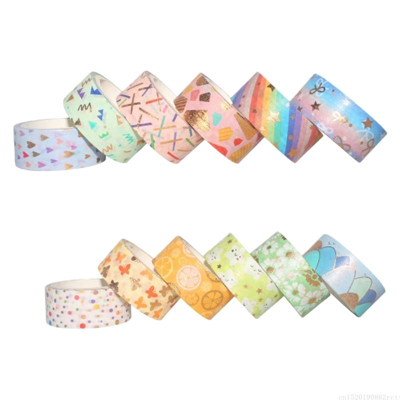 D5BB 12 لفة ورق زينة الشريط 15 - مراجعة Art Craft Notebook وسعره