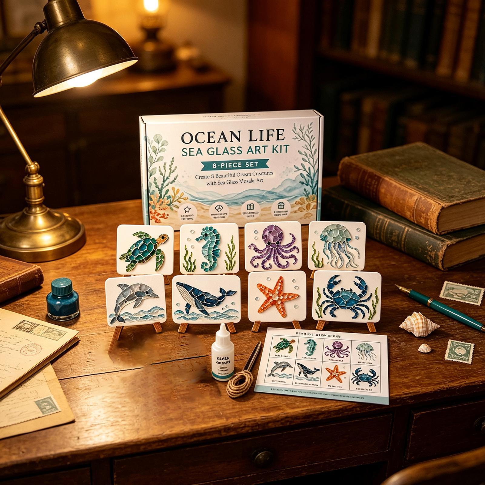 مجموعة أدوات فن الزجاج المكسر  - مراجعة Art Craft Animals وسعره